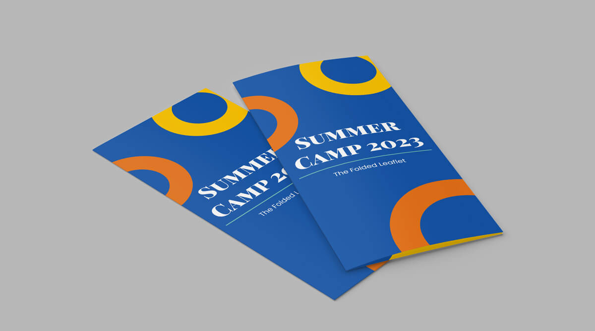 Cost-Effective Long Run Folded Leaflets
